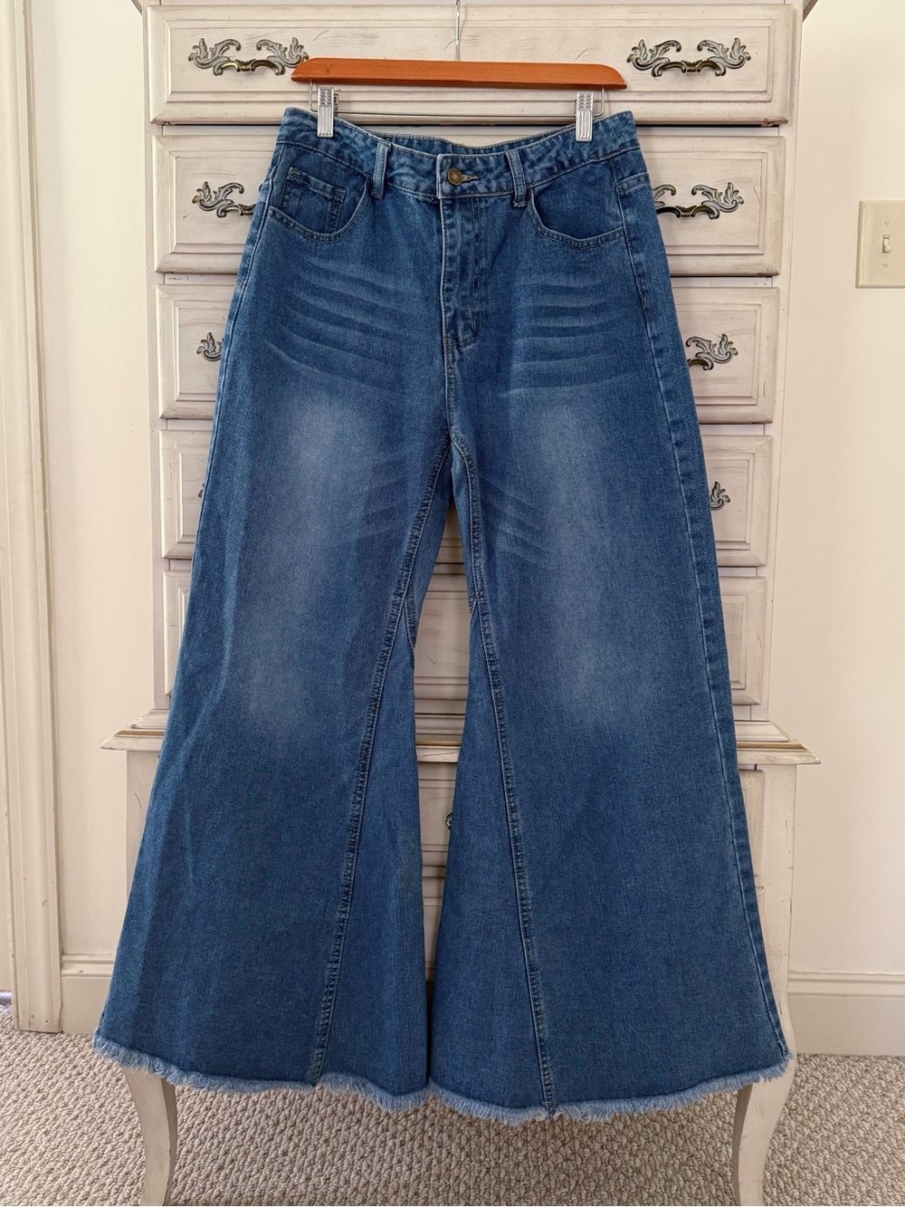 Boho Hippie Flare Leg Jeans